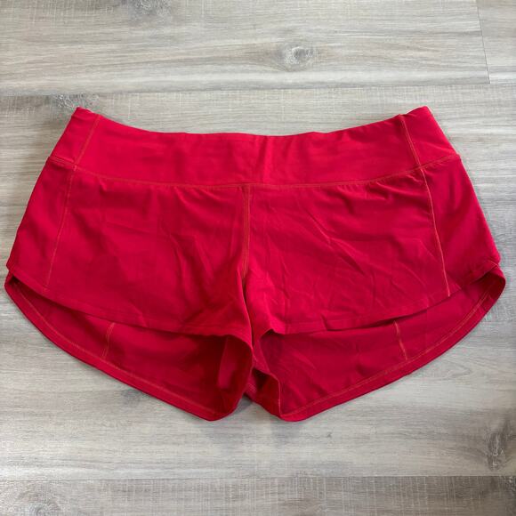 lululemon athletica Pants - Lululemon Speed Up Short 2.5" Dark Red Women Size 10